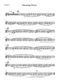 Amazing Grace. Arrangement for Flute, Oboe and Strings – Part for Violine I