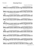 Amazing Grace. Arrangement for Flute, Oboe and Strings – Part for Violoncello