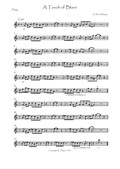 A Touch of Blues score for flute solo